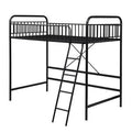 Black Twin Loft Bed Frame X3784