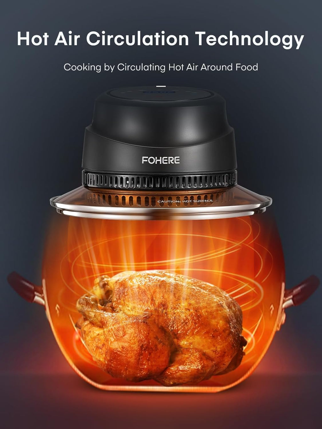 7 in 1 Air Fryer Lid for Instant Pot 6Qt/8Qt with LED Touchscreen N220758