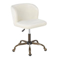 Cream Velvet Task Chair Z86042