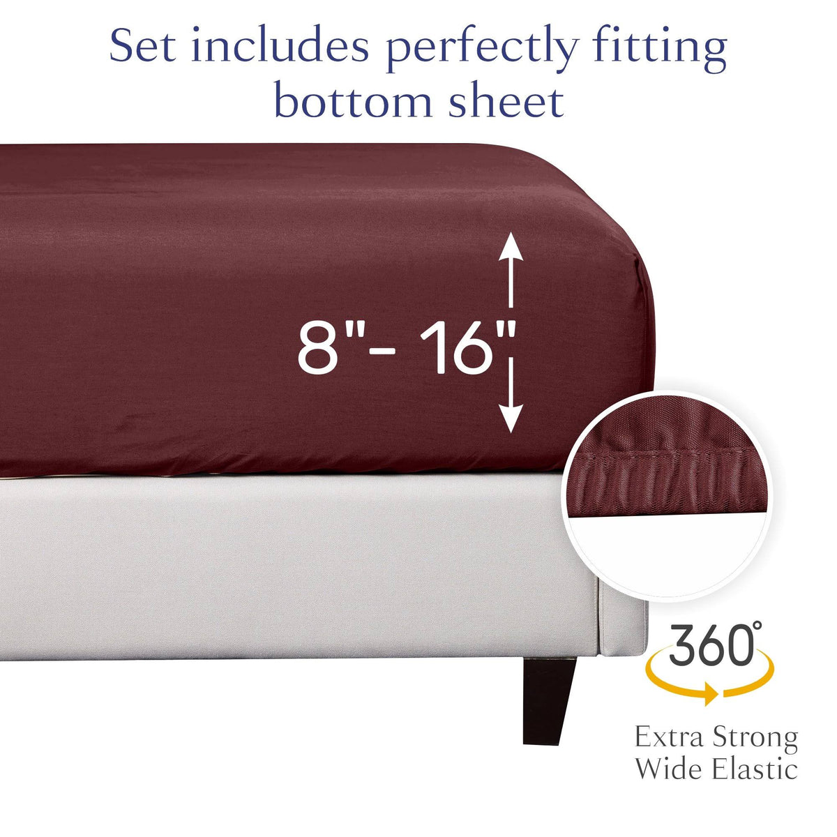 100% Cotton Sateen 1000 Thread Count R122620