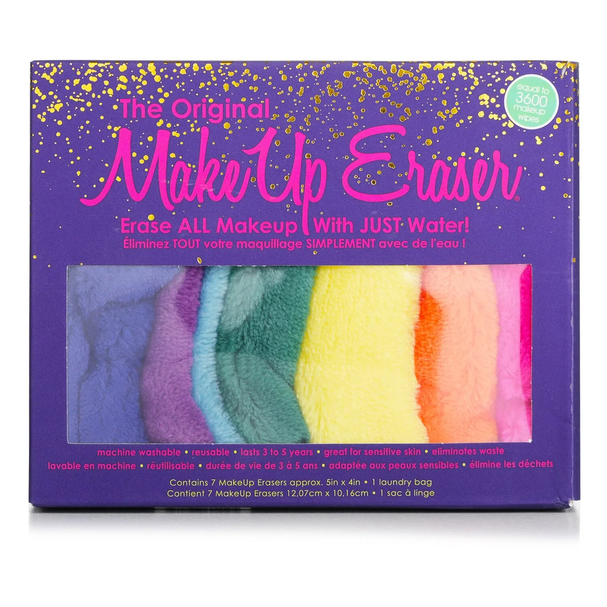 7 Day Set Mini MakeUp Eraser Cloth with Bag V862