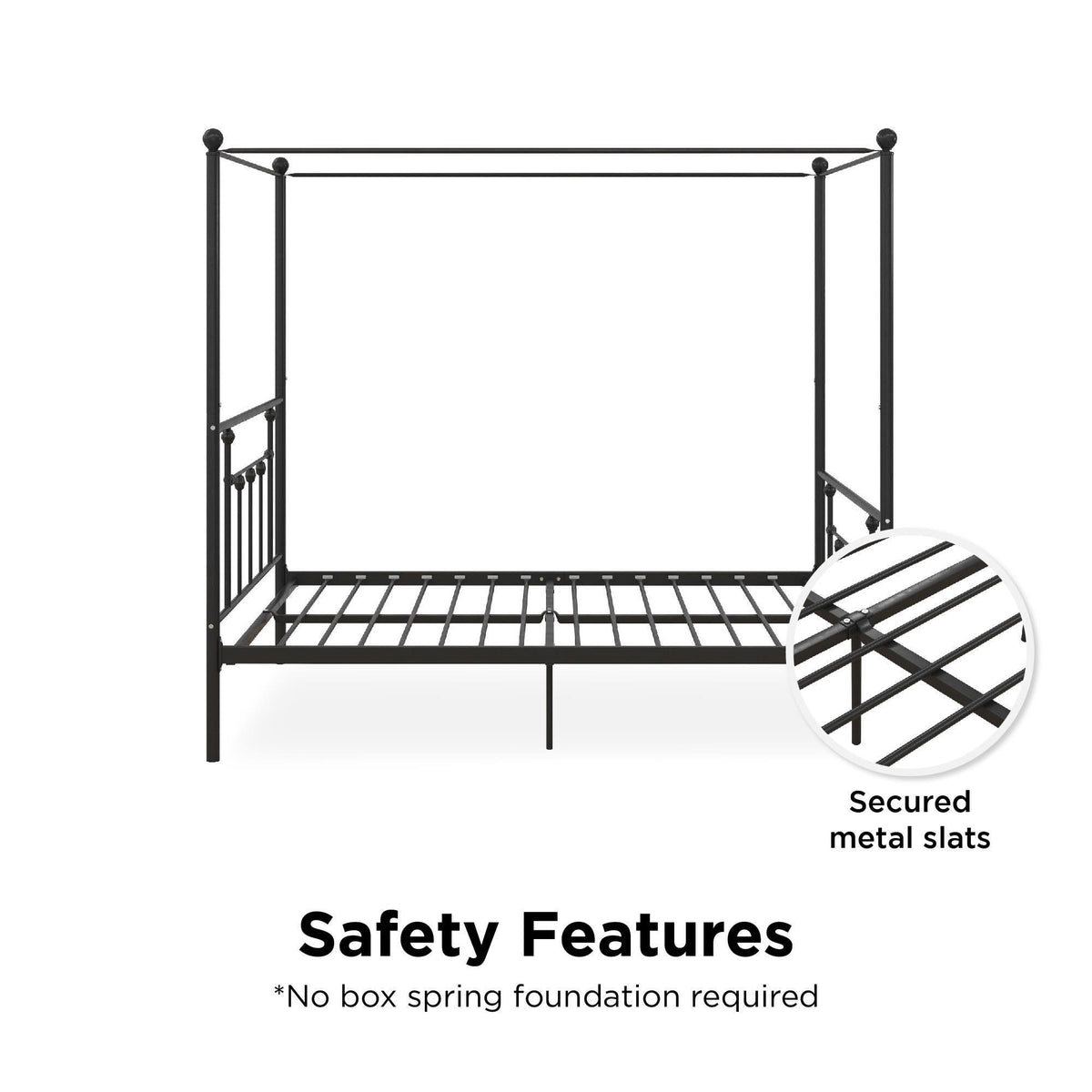 Queen Canopy Bed E886838