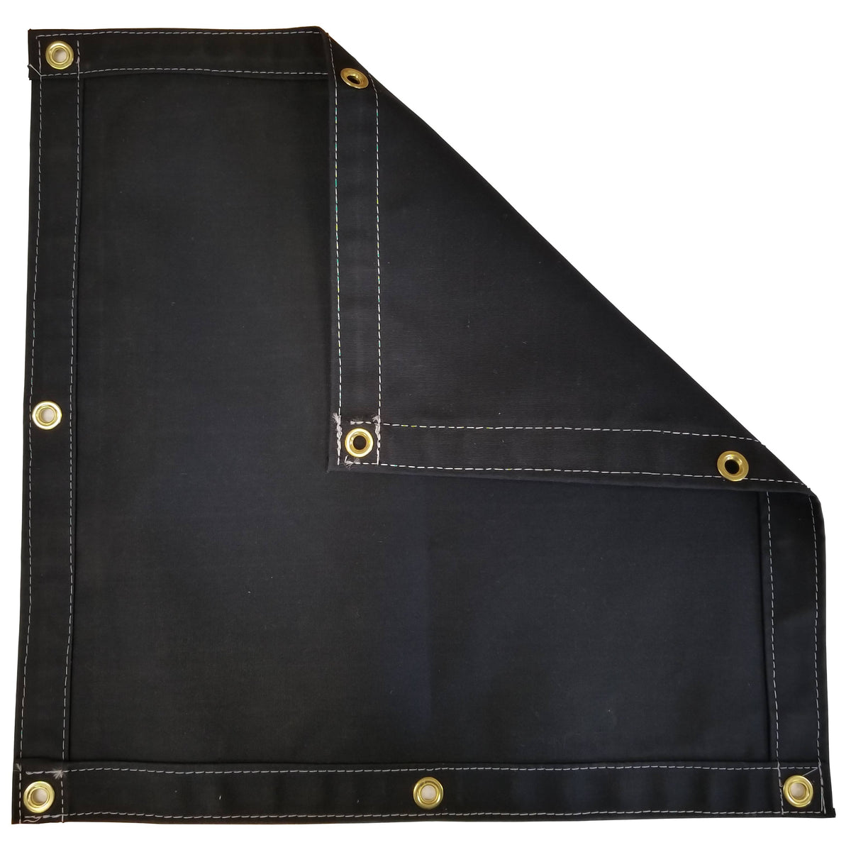 Black Polyester Canvas Tarp C9435