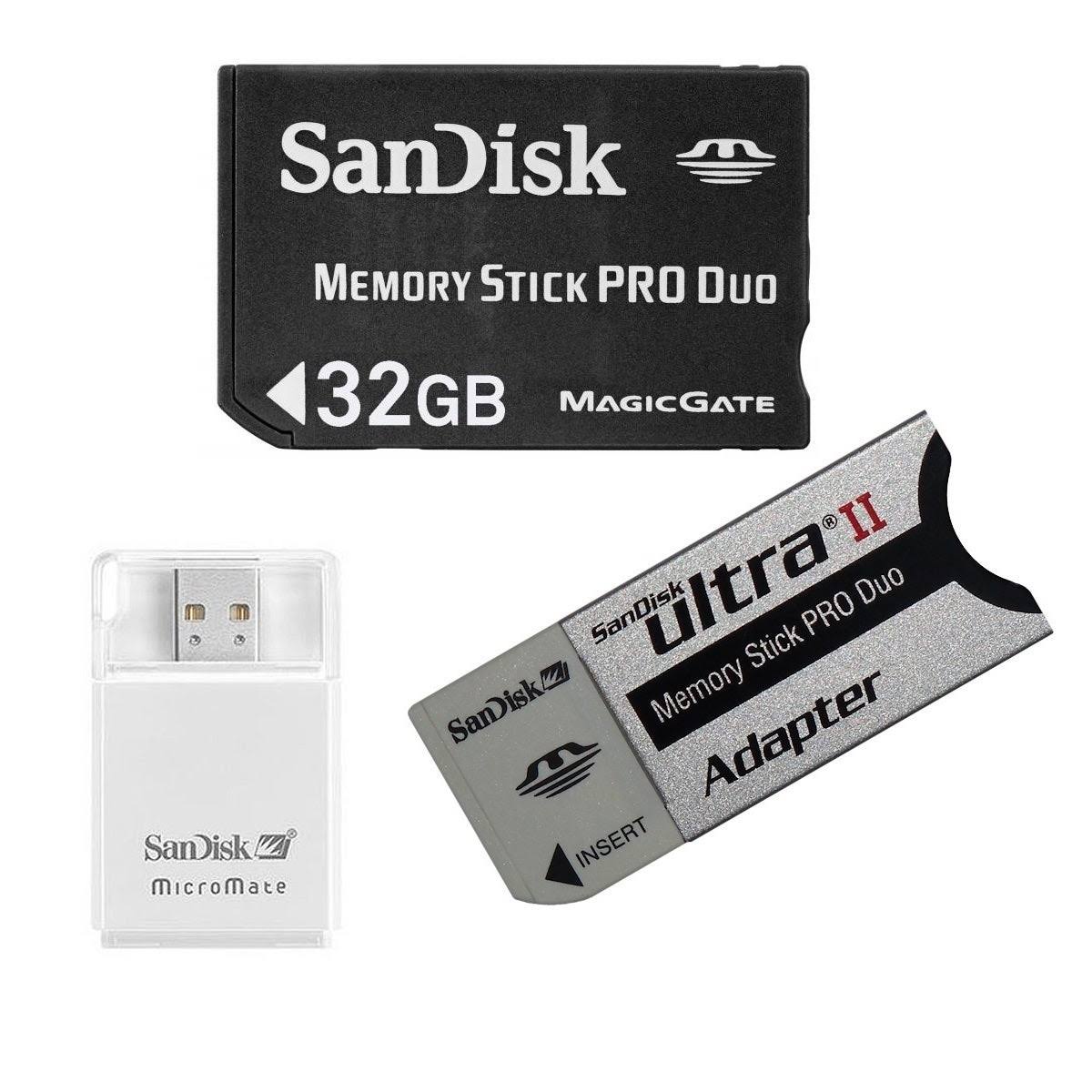 32 GB Memory Stick Pro Duo Flash Memory Card H2336