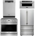 36 Gas Range, Refrigerator, Dishwasher and Microwave F120966