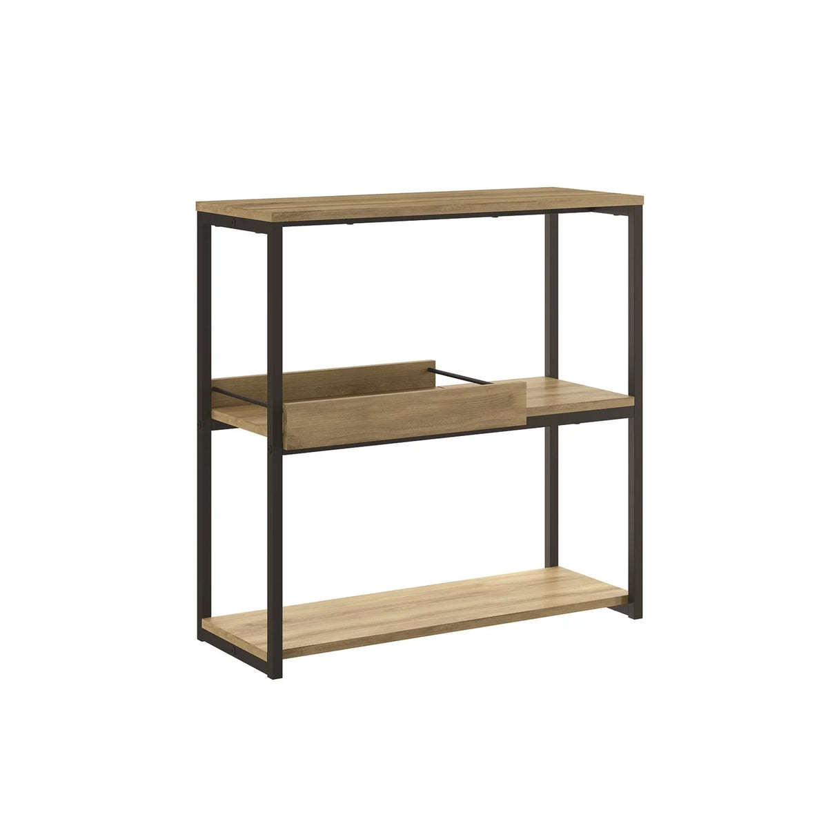 Modern Brown Engineered Wood Console Table X3890