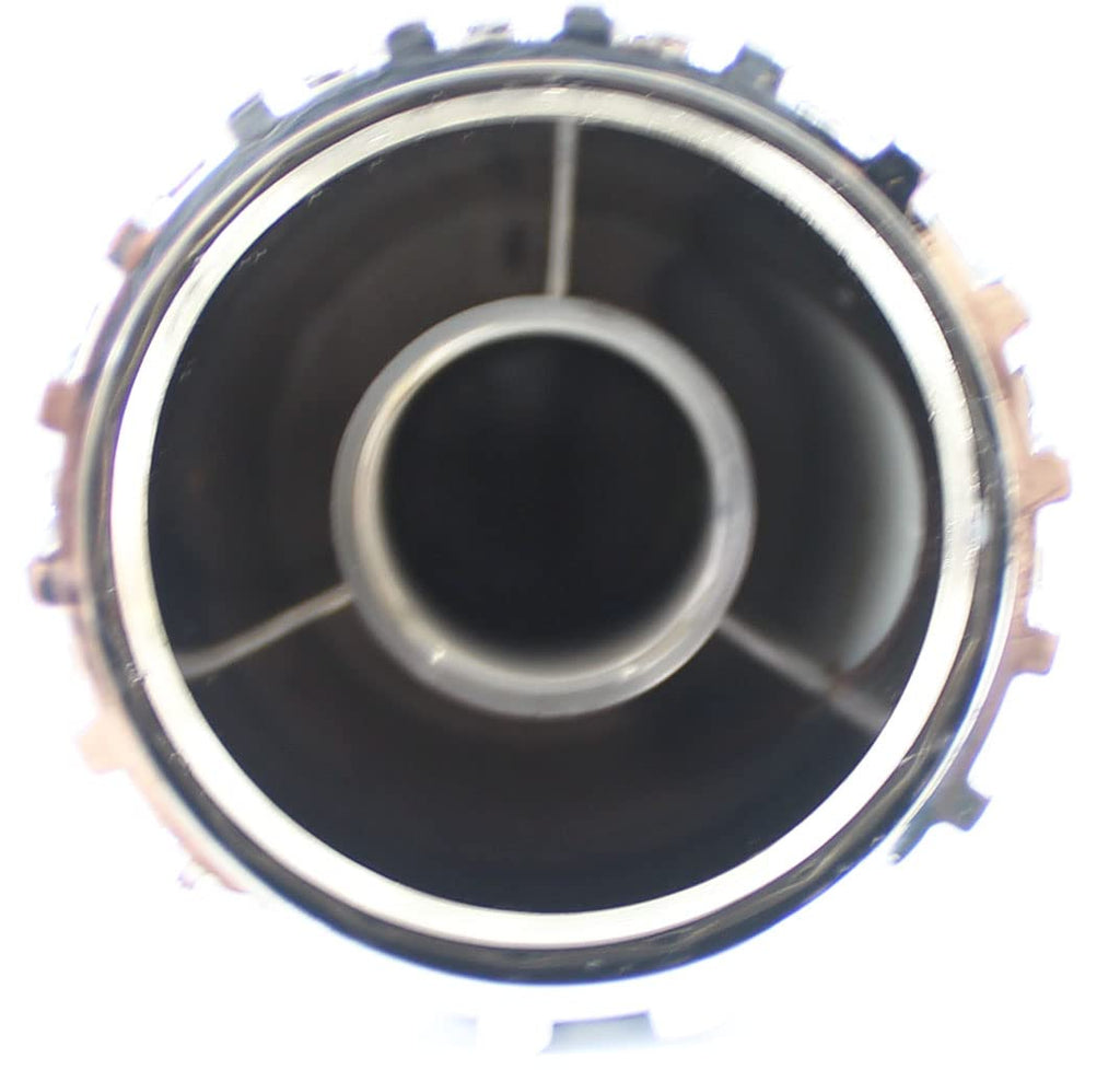 33mm Chrome ABS Plastic Cylindrical Screw on Lug Nut Covers Caps with Flange for Semi Truck (20) J327441
