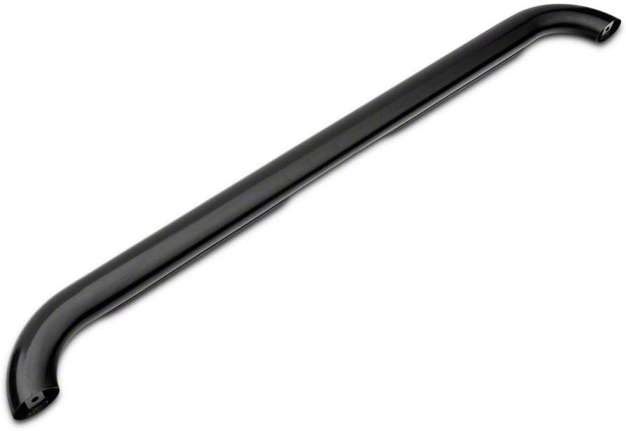 Black 4-Inch Oval Bent End Side Step Bars U55550