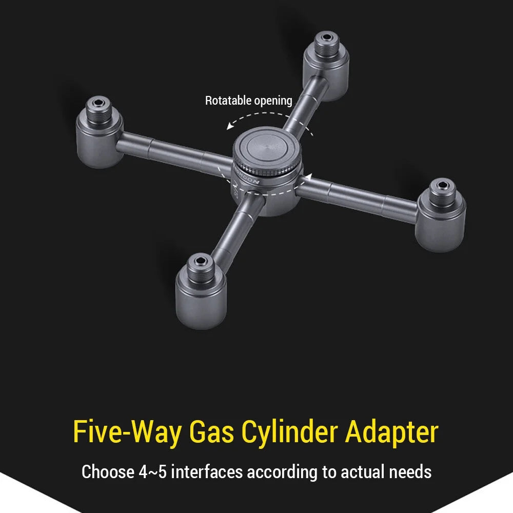 Aluminum Alloy Gas Refill Adapter Y538665