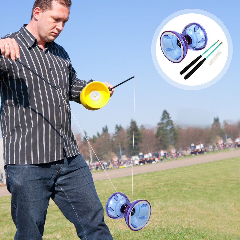 Plastic Diabolo 1 Set Chinese Yoyo Juggling Toy W657121