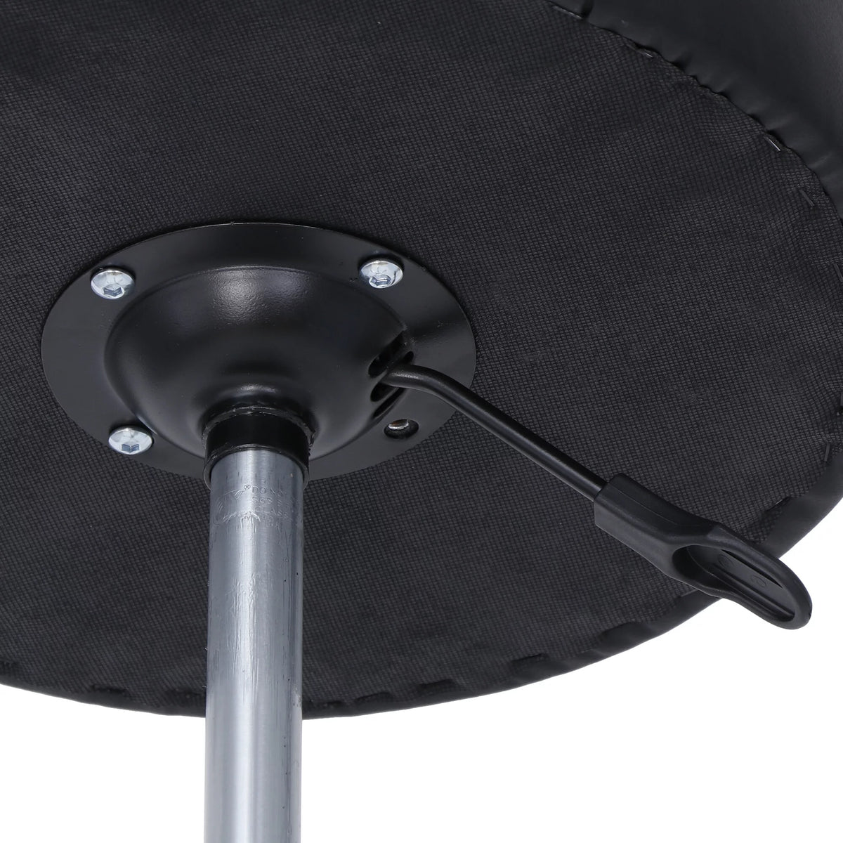 Adjustable Hydraulic Rolling Swivel Stool Black Q132932