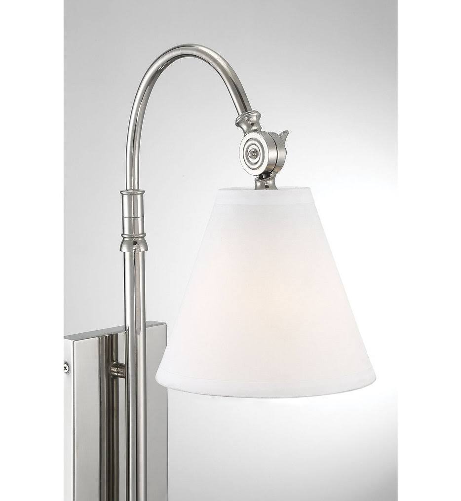 Polished Nickel Sconce E2198