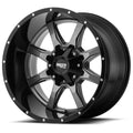 Grey Center Black Lip 16x7 5x130 42mm Wheel R14206