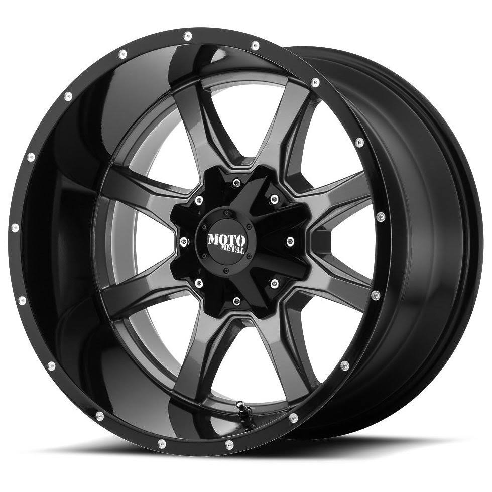 Grey Center Black Lip 16x7 5x130 42mm Wheel R14206