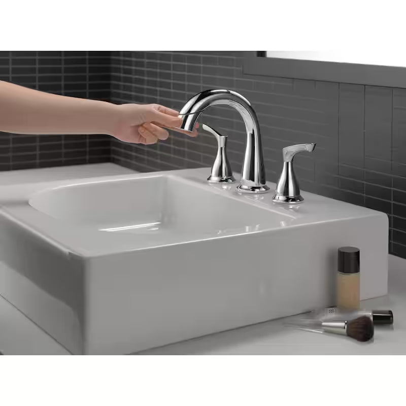 8 in. Widespread 2-Handle Bathroom Faucet with Pull-Down Spout in Chrome G536