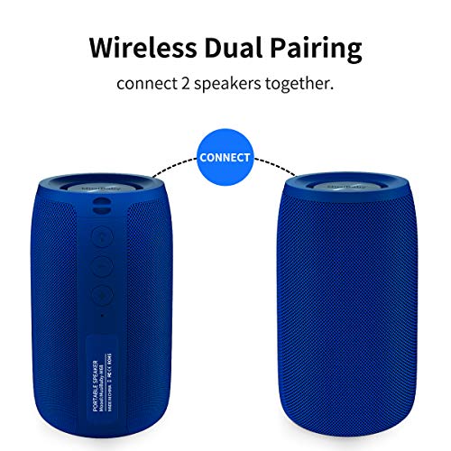 Bluetooth Speaker, Small Portable Speaker, Waterproof, Wireless, Bass, HD Sound, 24H Playtime T257720