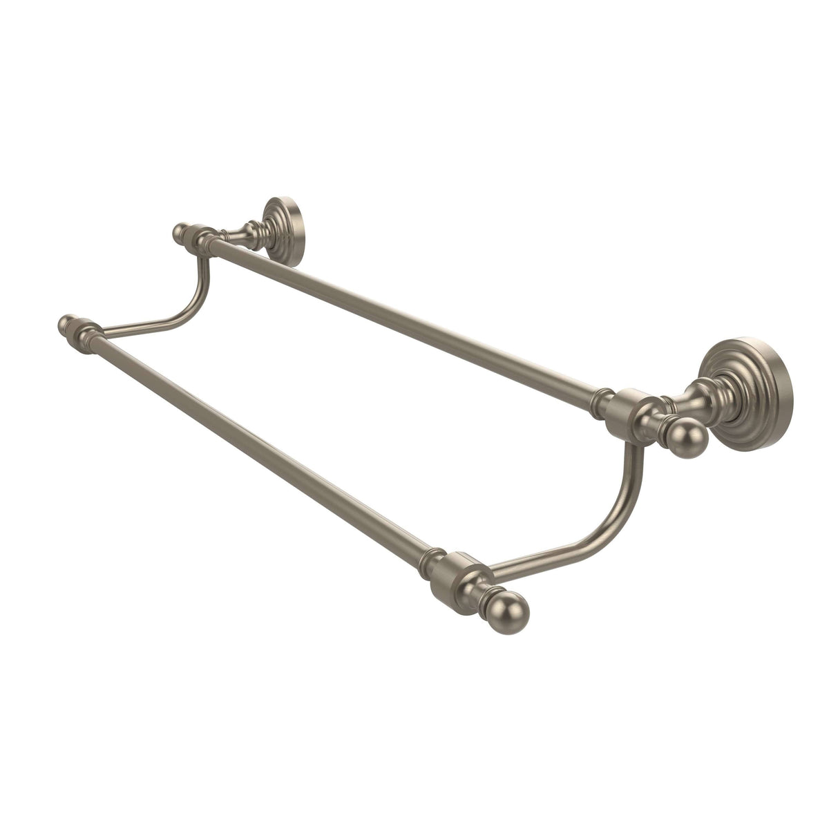 Antique Pewter 24 inch Double Towel Bar V433774