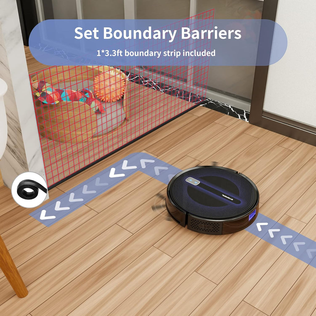2600Pa Wi-Fi Robot Vacuum Cleaner with Carpet Detection U7964