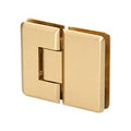 Satin Brass Glass-to-Glass Hinge C100846