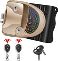 Waterproof Keyless RV Door Lock with Backlit Keypad and 2 Fobs and Key for 2.75 x 3.75 Lock Hole T756