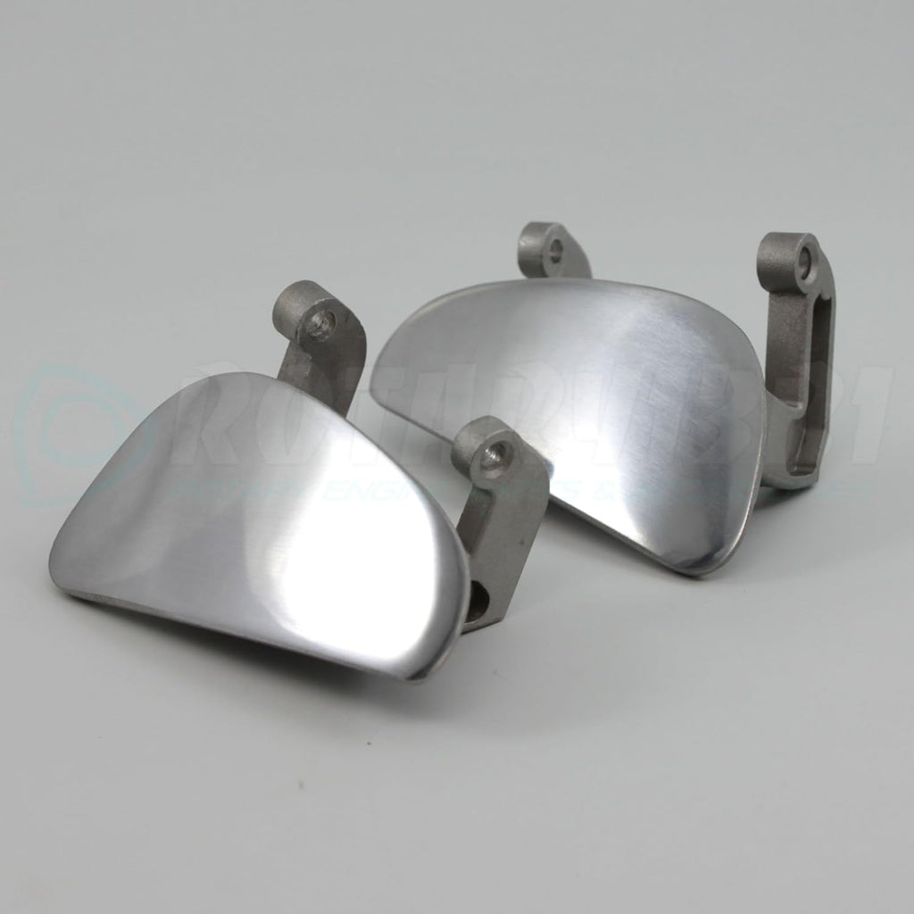 Polished Aluminum Door Handles U78393