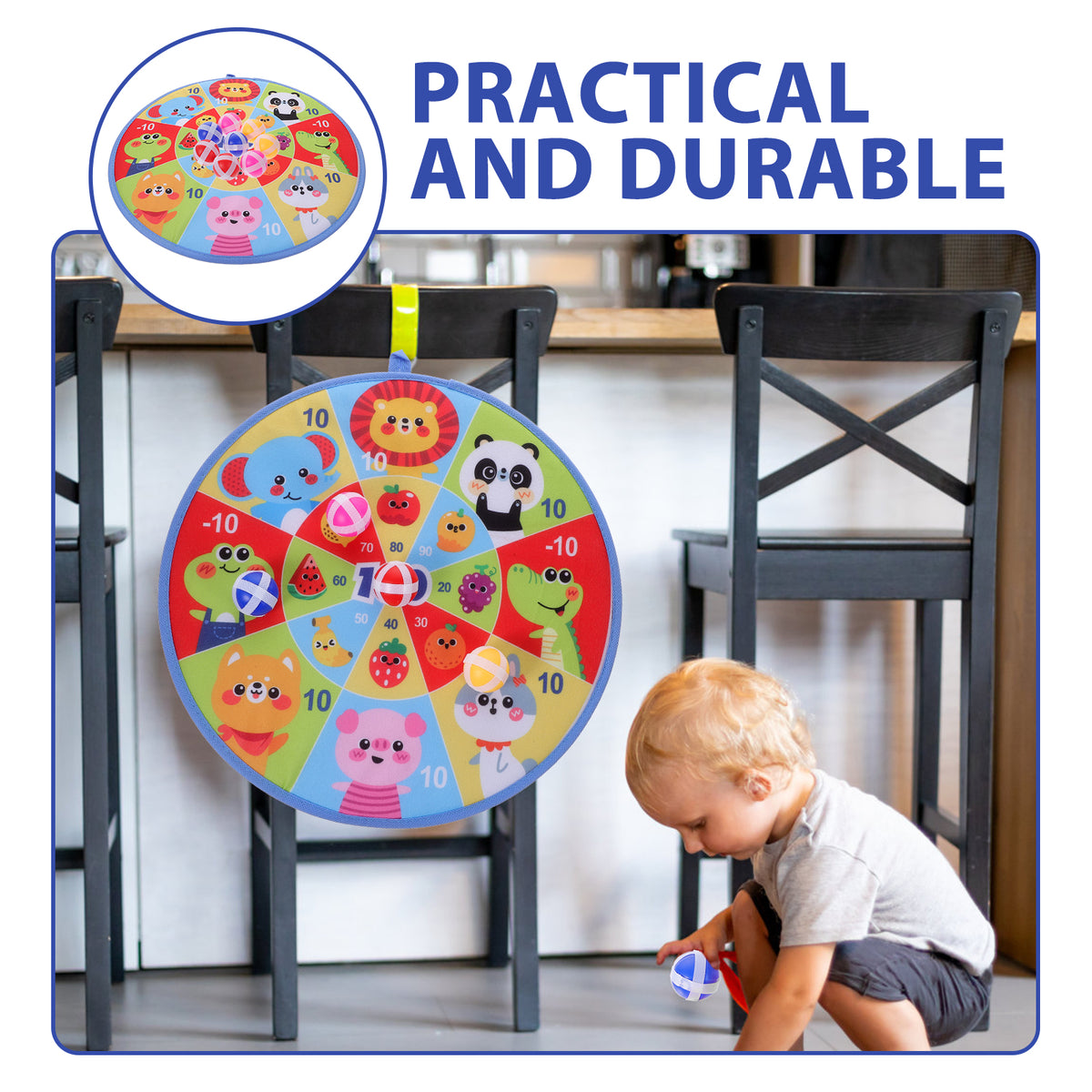 Dart Board and Sticky Balls Toys Game G865889