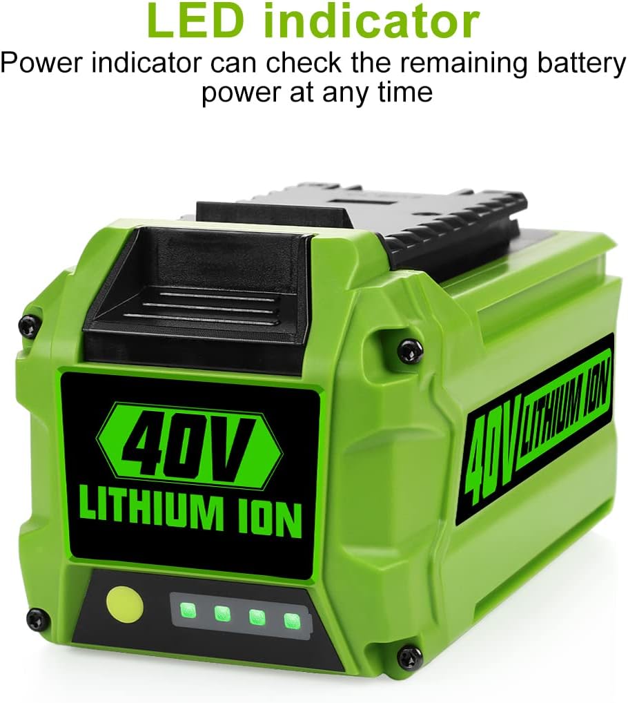 40V Lithium Ion Battery Pack of 2 M770232