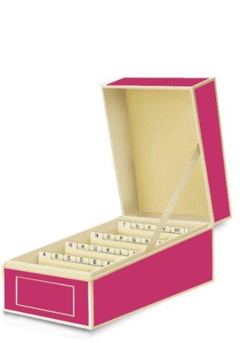 Business Card File Box with A to Z Dividers U110429