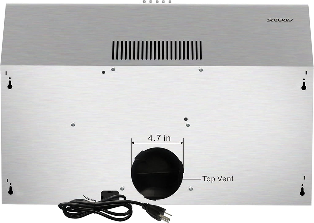 36 Inch Ducted/Ductless Under Cabinet Range Hood with LED Light V396