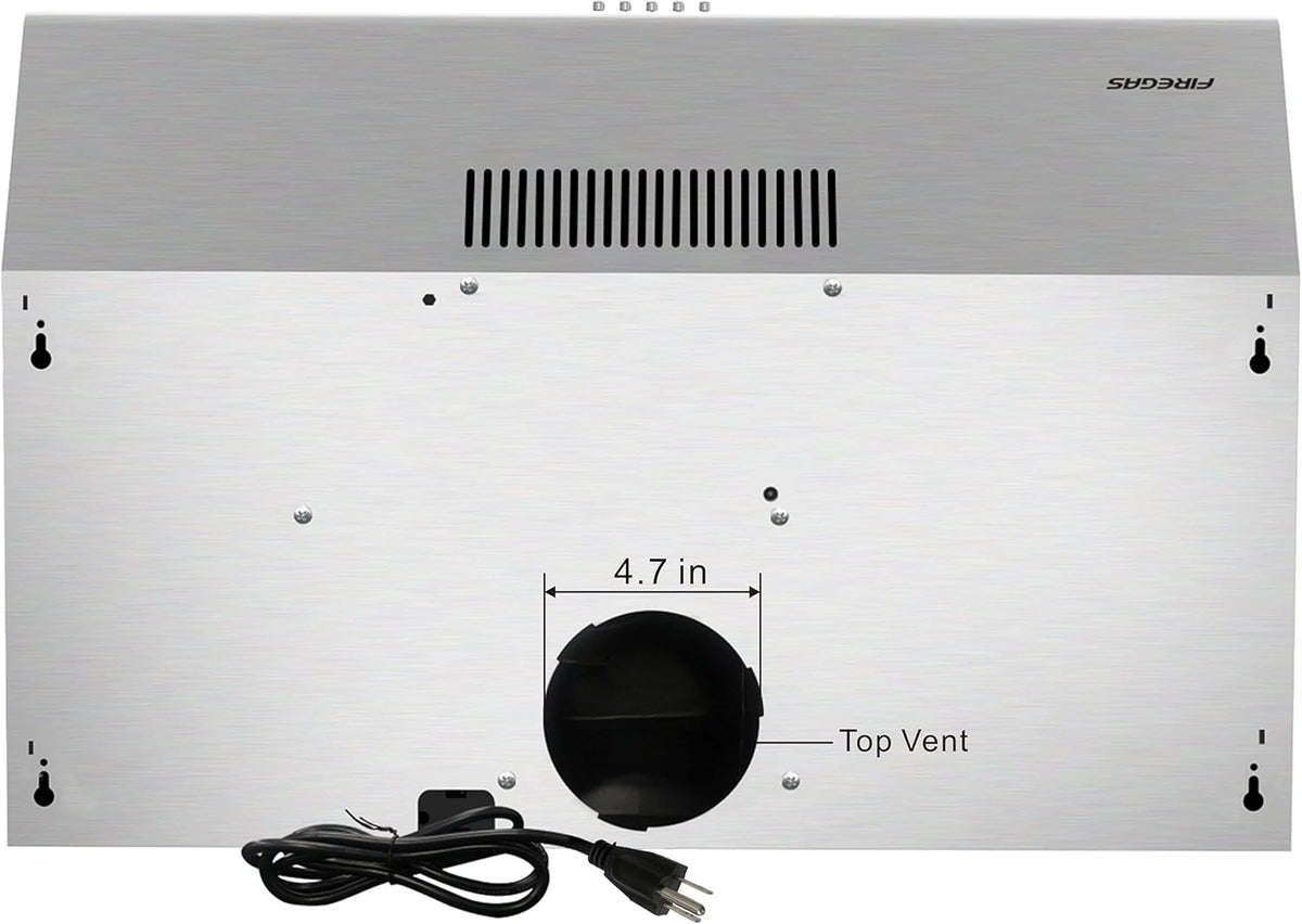 36 Inch Ducted/Ductless Under Cabinet Range Hood with LED Light V396