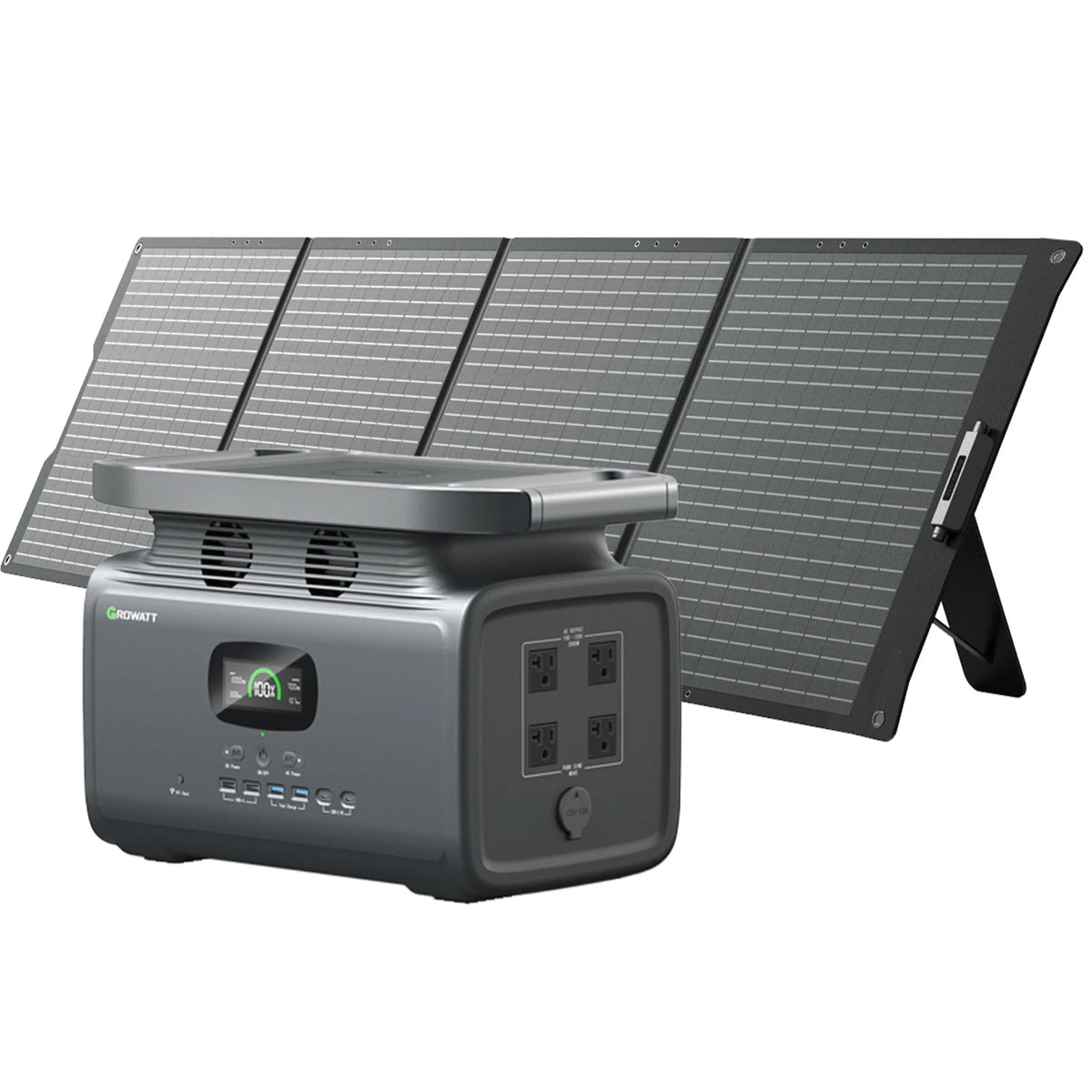Portable Power Station 1512Wh 2000W Solar Generator N90617