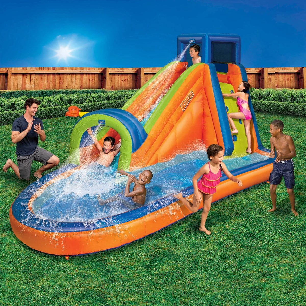 Inflatable Outdoor Water Slide Splash Toy G356