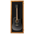 Natural Oak Acrylic Acoustic Guitar Wall Display Case K50756