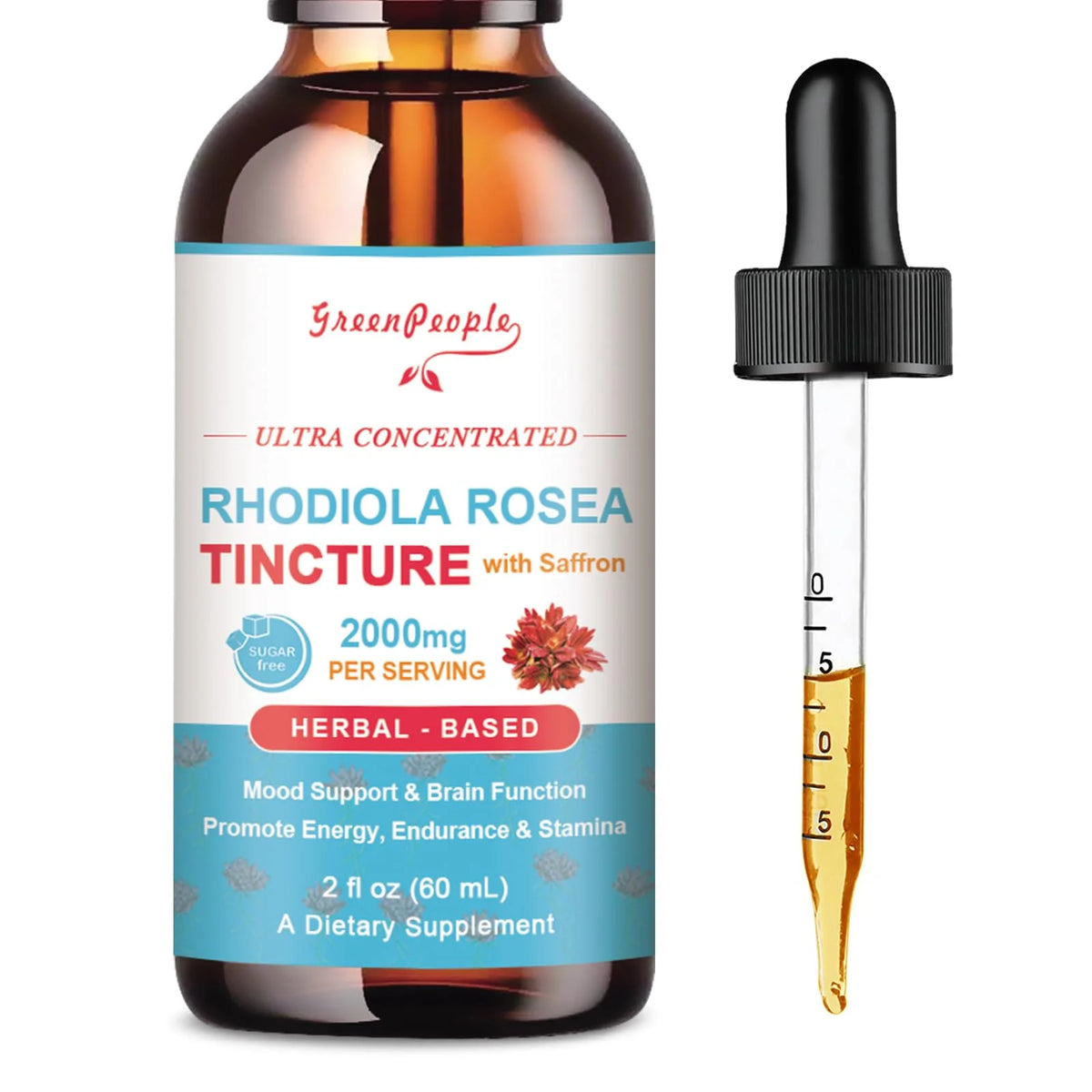 Rhodiola Rosea Liquid Supplement 2 fL oz C92743