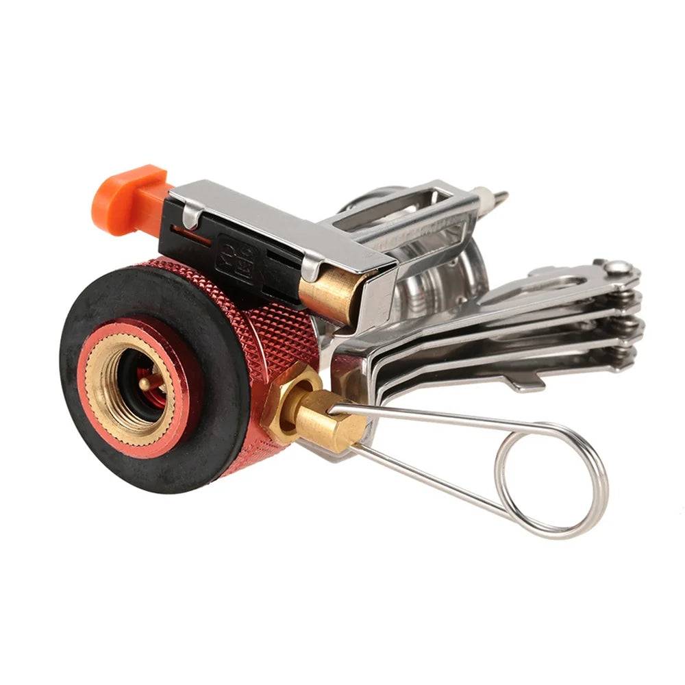 Camping Cookware Set with Piezoelectric Ignition Stove U266