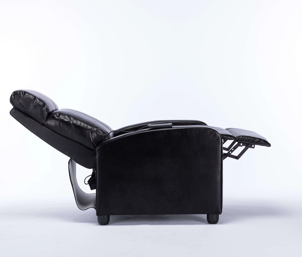 PU Leather Recliner with Massage and Heat X628337