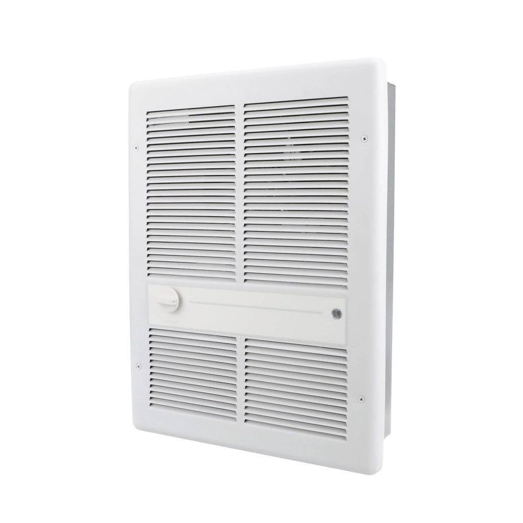 Large Fan Forced Electric Wall Heater 4000-Watt White O11393