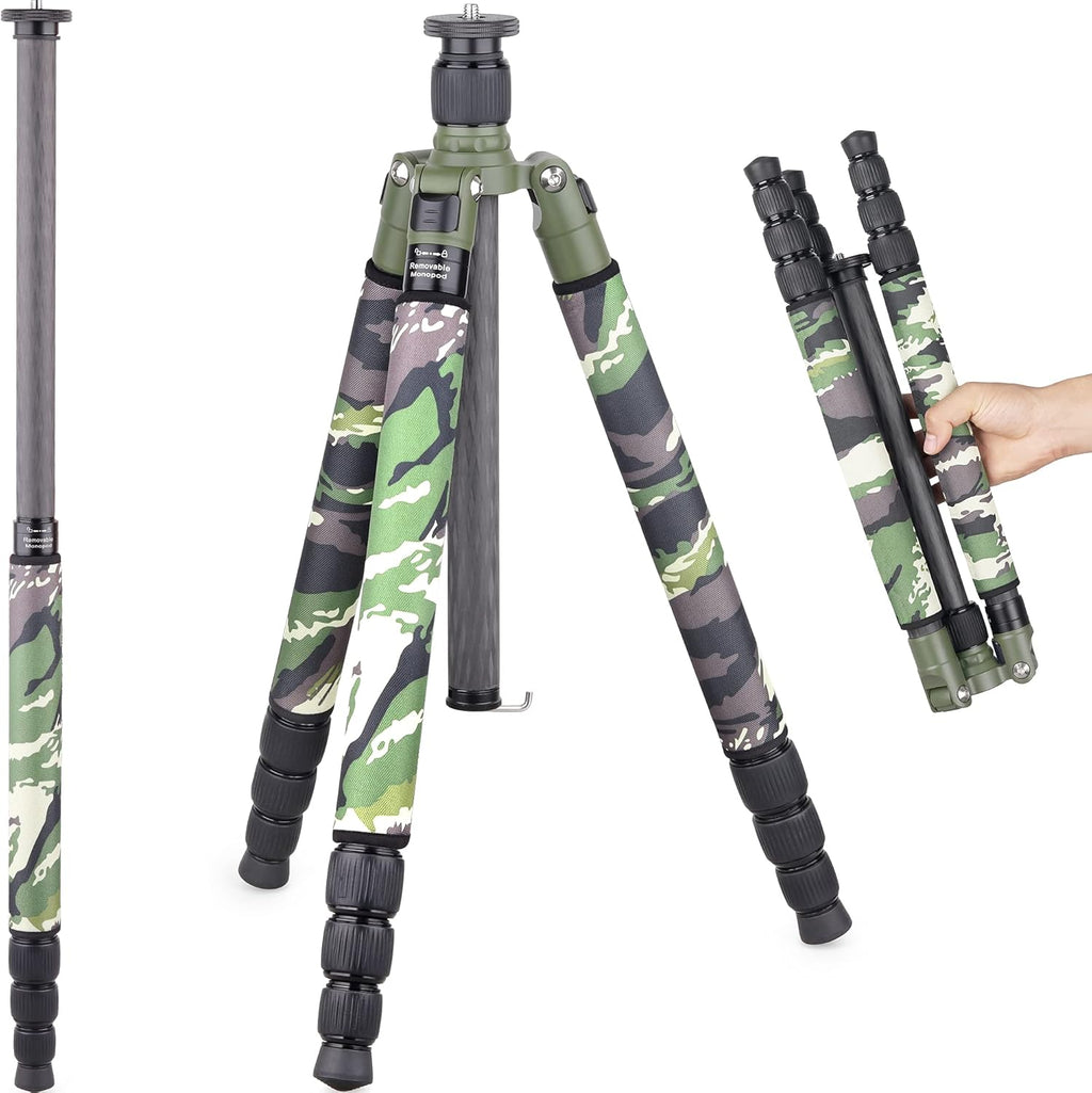Carbon Fiber Heavy Duty Compact Tripod Monopod O66497