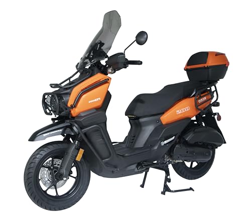 Black 200cc Scooter with 13 inch Wheels H6252
