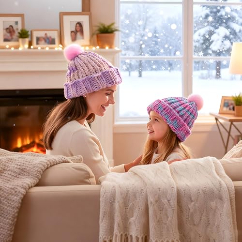 Knitting Loom Kit with Storage Bags Yarns Knitting Tools Pink B1005