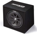 Kicker Comp 12 300W 4 Ohm Carpeted Vented Loaded Subwoofer Enclosure Q23018