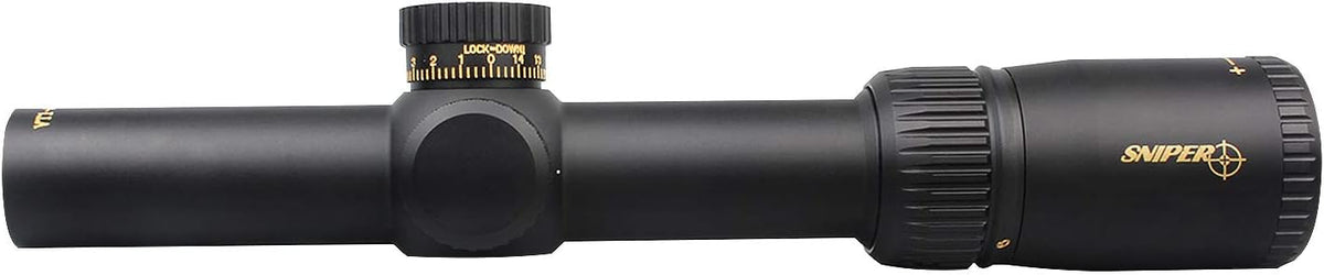1-6X24 FFP Scope with Red/Green Illuminated Reticle and Scope Mount B10740
