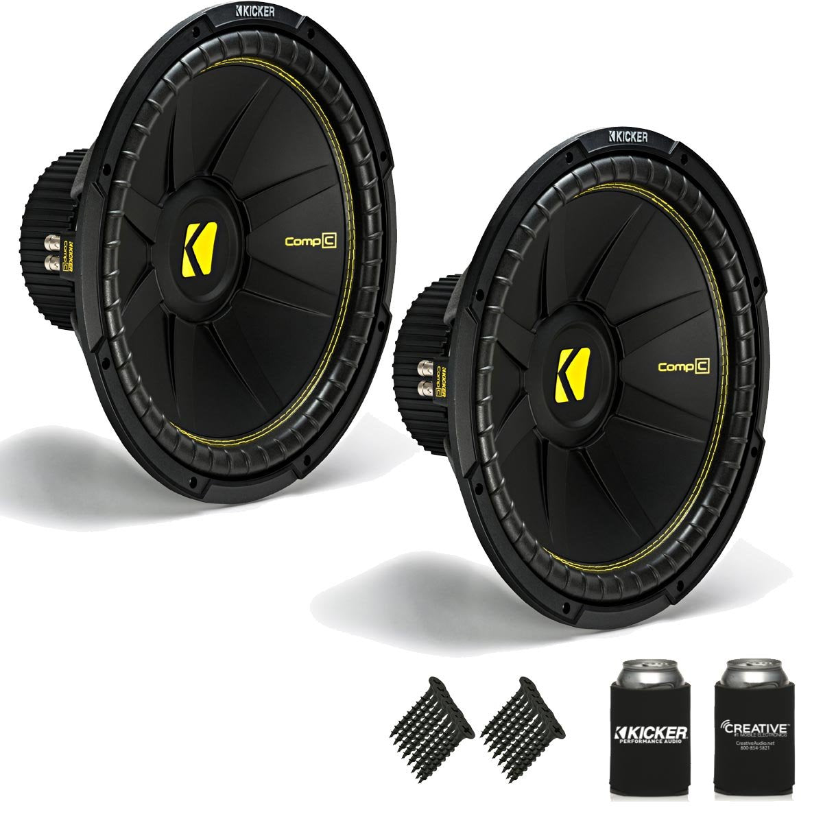 15" Dual 4-Ohm Voice Coil Subwoofers R65162