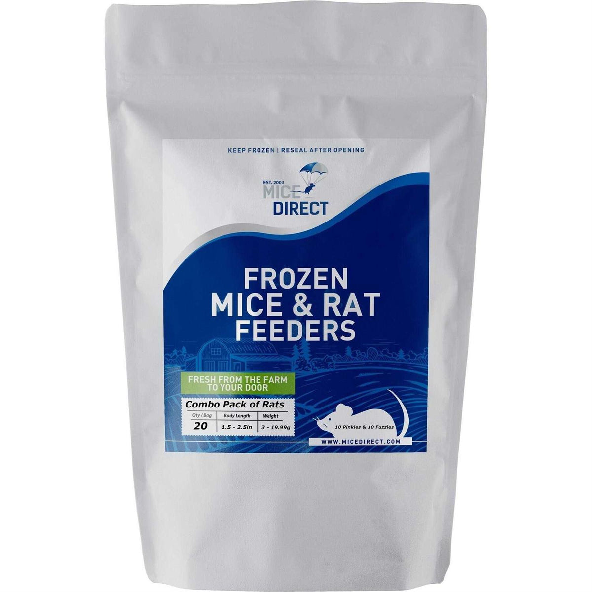 Frozen Mice Feeders Combo Pack, 150 Count H44160