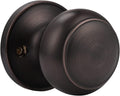 Oil Rubbed Bronze Privacy Door Knobs Keyless Handles Locksets (4 Pack) N866