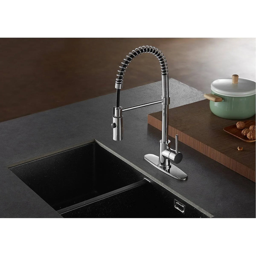 Naples Bronze Single-Handle Pre-Rinse Kitchen Faucet Z811904