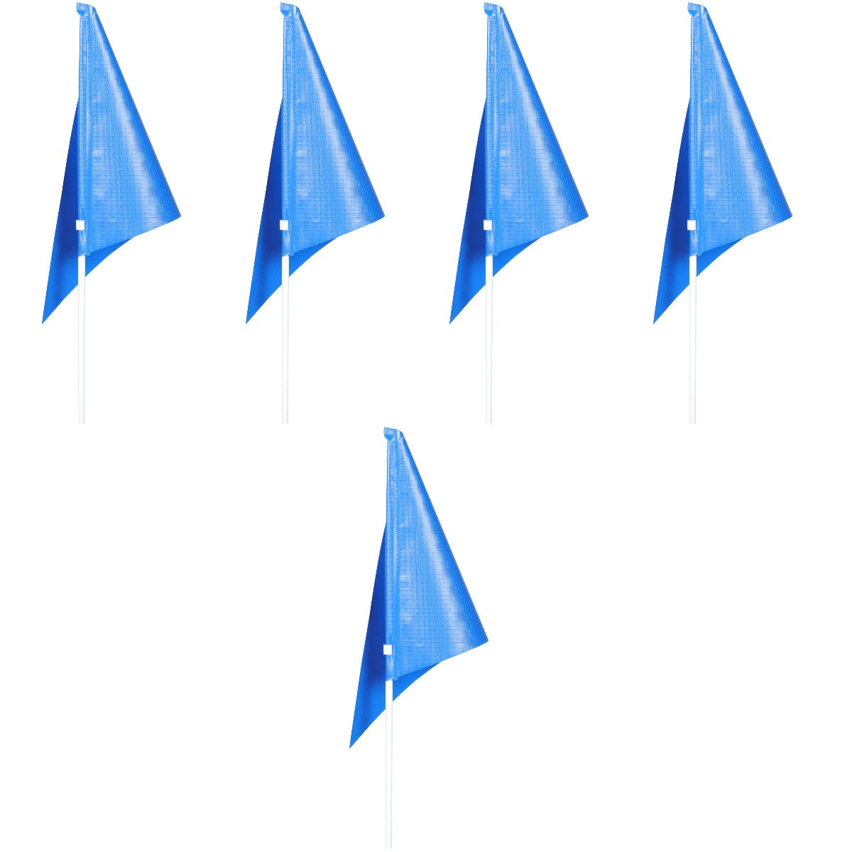 5 Sets of Bike Safety Flag with Pole U4965