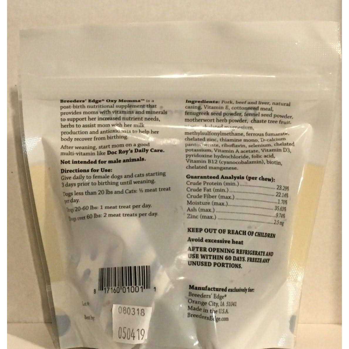 Nursing & Recovery Supplement E2102