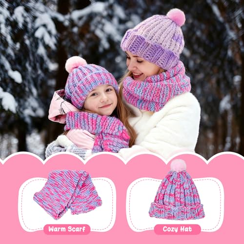 Knitting Loom Kit with Storage Bags Yarns Knitting Tools Pink B1005