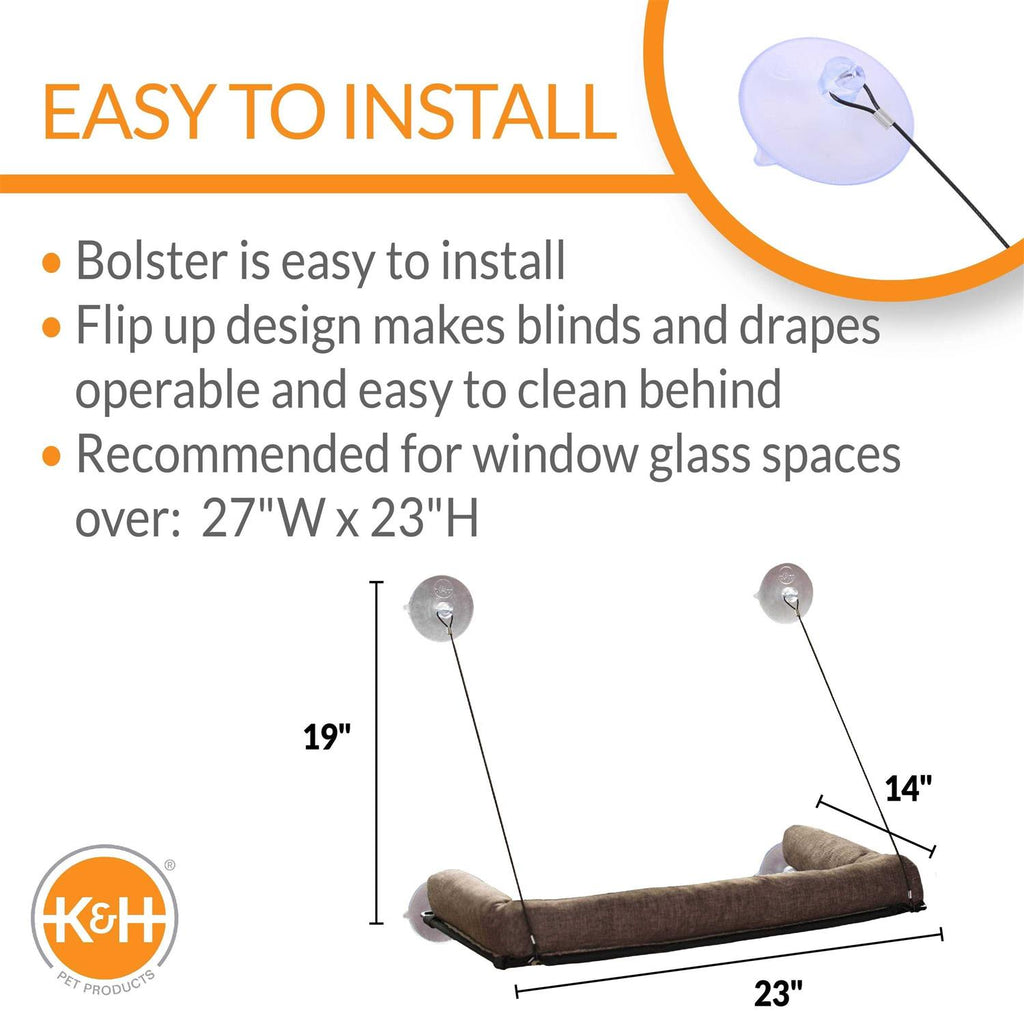 Cat Window Perch with Bolster C58597